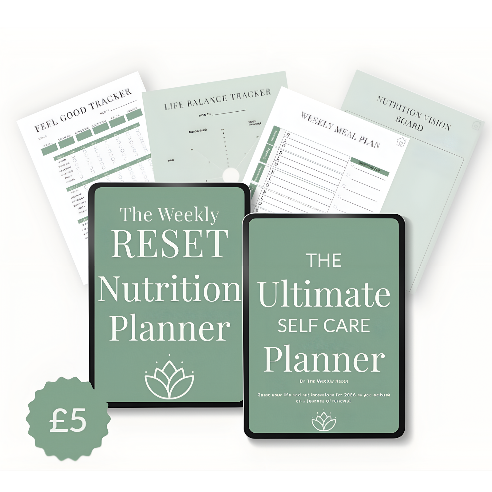 The Weekly Reset bundle mockup