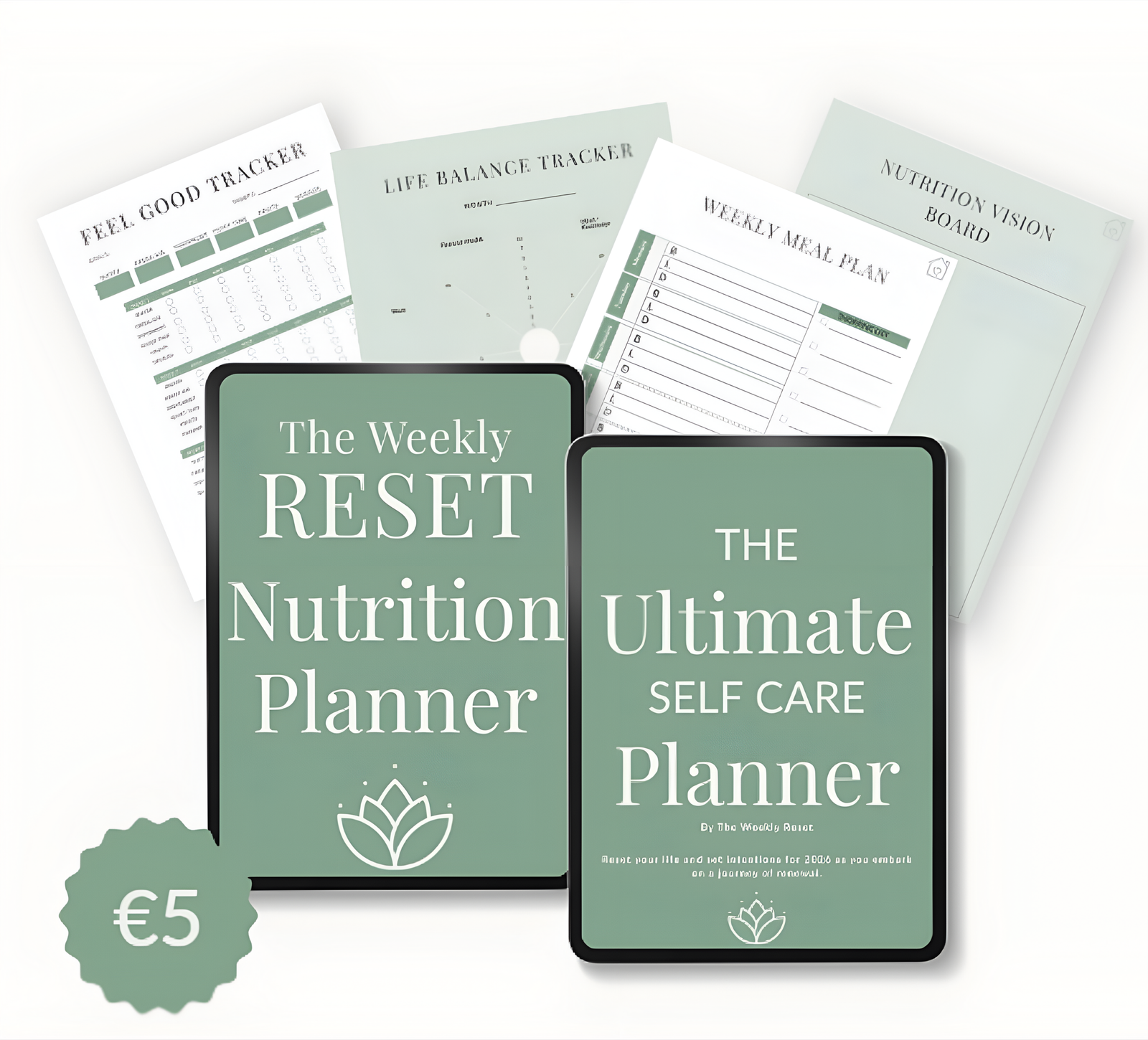 The Weekly Reset bundle mockup